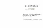 Access Energy Manager (AEM) Sub Billing Software 2 - Siemensw3.usa.siemens.com/us/internet-dms/btlv/ACCESS/ACCESS/Docs/AE… · Access Energy Manager (AEM) Sub Billing Software 2.0