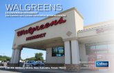 WALGREENS - Amazon S3 · PDF fileWALGREENS Walgreens is one of the largest drugstore chains in the U.S., with more than 8,000 stores in all 50 states, the District of Columbia, TENANT