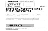 PDP-5071PU PLASMA DISPLAY SYSTEM PDP-5071PUdiagramas.diagramasde.com/televisores/downloadManual.pdf · 2 PDP-5071PU 12 34 12 3 4 C D F A B E 1. NOTES ON SERVICE VISIT 1.1 SAFETY INFORMATION