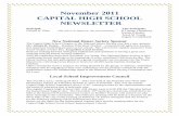 November 2011 CAPITAL HIGH SCHOOL NEWSLETTERdocshare04.docshare.tips/files/7330/73300024.pdf ·  · 2017-03-20Parents and guardians are encouraged to attend and participate in the