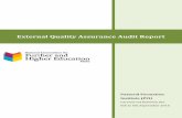 External Quality Assurance Audit Report - ncfhe.gov.mt Quality... · External Quality Assurance Audit Report . 2 ... PFI meets Standard 2. Key Recommendations Strengthen the administration