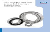 SKF stainless steel deep groove ball bearingsdocs-europe.electrocomponents.com/webdocs/1436/0900766b814366c… · and improve bearing service life, SKF stain- ... the bearing . Details