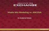 Mix modeling vs. Ancova - Merkle Inc. - Merkle - Truth in ... · PDF fileMedia Mix Modeling vs. ANCOVA ... •Does not explain base factor contributions 9 ... Sales not able to be