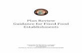 Plan Review Guidance for Fixed Food Establishments County... · normal use of cleaning compounds and sanitizing solutions, ... or food-contact surfaces ... Obtaining food at a facility