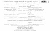 Williams College Department of Music · PDF fileFrederic Chopin (1810 – 1849) Fantasie Impromptu in C# Minor, op. 66 Kirk Swanson '14, piano Richard Strauss (1864 – 1949) Allerseelen
