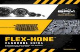 Flex-Hone® Resource Guide - Brush · PDF fileand folded metal and creating a substantially flat or ... FLEX-HONE RESOURCE GUIDE ... grape hone, bead hone, bottle brush hone, glaze