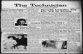 1..a ‘7 , 4. ., . . .. . . .r: . .. 1}, · PDF fileTheTeChnician NorthCarolinaState College’s Student Newspaper ol. XLVII, No.6B “Cannonball” Adderley has been selected to