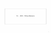 V. DC Machines - Hacettepe University Department of ...usezen/ele361/dc_machines-1p.pdf2 Introduction • Separately-excited • Shunt •Series • Compound DC machines are used in