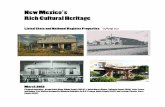 New Mexico’s Rich Cultural Heritage - New Mexico … County City Name Of Property SR Date NR Date 841 Bernalillo Albuquerque Albuquerque Indian School Home Ec. #211 (REMOVED SR)