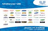 Unilever UK · PDF fileDear Customer, This booklet sets out Unilever UK’s Terms of Trading for the United Kingdom (excluding Unilever Food Solutions, Unilever International and TIGI