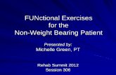 FUNctional Exercises for the Non-Weight Bearing Patient · PDF fileFUNctional Exercises for the Non-Weight Bearing Patient ... FUNctional Training for the Non-weight Bearing Patient