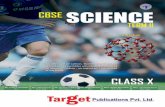 CLASS X SCIENCE - Target · PDF file“Class X: Science” is a complete and thorough guide critically analyzed and extensively drafted to foster ... Long Answer 5 Marks 1 1 1 1 2