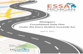 Michigan’s Consolidated State Plan Under the Every · PDF fileMichigan’s Consolidated State Plan Under the Every Student ... to the U.S. Department of Education ... to post each