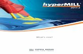 CAM software: hyperMILL Version 2017 - OPEN MIND … for CAM Info: hyperCAD®-S ... the important technology data is transferred directly from the hyperCAD®-S electrode module into