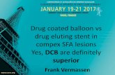 Drug coated balloon vs drug eluting stent in compex SFA ...cacvsarchives.org/archivesite/2017/pdf/presentations-2017/04... · Speaker name: Frank Vermassen I ... 810 - 4 • coronary