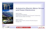 Automotive Electric Motor Drives and Power · PDF file1 Automotive Electric Motor Drives and Power Electronics Iqbal Husain Distinguished Professor Department of Electrical and Computer