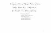 Integrating Gap Analysis and Utility Theory in Service ... Integrating Gap Analysis and Utility Theory in Service Research Abstract Conventional utility theory models customer preferences