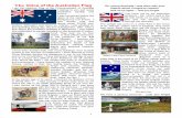The Voice of the Australian Flag Oh, young Australia, I ... · PDF fileIn that official ceremony, ... was there when King John set his Royal Seal to ... honours for their country,