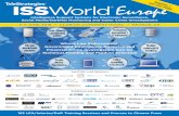 Intelligence Support Systems for Electronic Surveillance ... · PDF fileISSWorld ® Europe Intelligence Support Systems for Electronic Surveillance, Social Media/DarkNet Monitoring