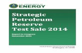 Strategic Petroleum Reserve Test Sale 2014 SPR Test Sale... · The Honorable Patty Murray ... Strategic Petroleum Reserve Test Sale 2014 Final Report | Page iv ... (LOOP) and production