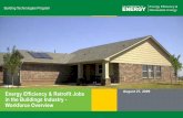 Presentation slides from “Energy Efficiency & Retrofit … Technologies Program eere.energy.gov Building Technologies Program Energy Efficiency & Retrofit Jobs in the Buildings Industry