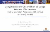 Center ofTeaching andLearning CASTL forAdvanced Study · PDF fileCenter CASTLforAdvanced Study ofTeaching andLearning ... Center for Advanced Study of Teaching and Learning. ... from