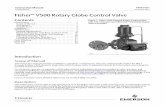 Instruction Manual: Fisher V500 Rotary Control  · PDF fileFisher™ V500 Rotary Globe Control Valve Contents ... 22 Parts List ... R Valve Size Pressure Rating Qty Bolt Size