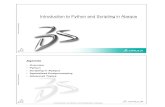 Introduction to Python and Scripting in · PDF fileIntroduction to Python and Scripting in Abaqus Legal Notices The Abaqus Software described in this documentation is available only
