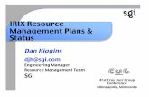 Management Plans - Cray User Group · PDF fileManagement Plans & Status ... Chemistry 100 shares 100 shares 100 shares Math Marlys - 20 Sam - 35 Tina - 35 ... Network queuing environment
