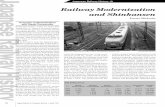 Railway Modernization and Shinkansen - JRTR.netjrtr.net/jrtr11/pdf/history.pdf · Railway Modernization and Shinkansen ... tems, including the 1500-volt DC system ... vestigation.