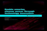 Enable smarter, cleaner power through technology · PDF fileEnable smarter, cleaner power through technology innovation 3 June 2014 The smart grid enables decentralized power generation