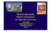 Clinical case study -  · PDF fileClinical case study Abbvie symposium ... Slide courtesy Chia Wang ... cirrhosis in 15% to 17% per arm (N = 865) SOF/LDV + RBV (n = 217)