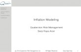 Inﬂation in Implementation Inﬂation Modeling - · PDF fileInﬂation Modeling Quaternion Risk Management ... dW Q a dW b = ˆ ab dt; a;b 2fn ... We have a multi currency inﬂation