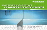 WATERPROOFING CONSTRUCTION JOINTS - … KOESTER-System-Brochure... · Basics Connective, loadable and resilient: Joints in building construction 3 Joint types 3 Joint waterproofing