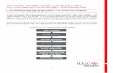 Policy Benefit Illustration Guide for Universal Life Products · PDF filePolicy Benefit Illustration Guide for Universal Life Products ... In order to better manage customer expectation,