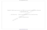 Microprocessors and Microcontrollers Laboratory Manual …vtu.allsyllabus.com/Lab_Manuals/EC/sem6/EE6612-Miro... ·  · 2017-03-09VI Semester - Electrical and Electronics Engineering
