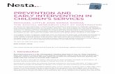 Prevention and early intervention in Children’s serviCes · PDF filePrevention and early intervention in ... this is the moment to pioneer, ... 4 Prevention and early intervention