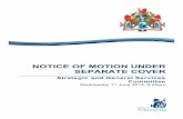 NOTICE OF MOTION UNDER SEPARATE COVER - … Discrimination Act 1975 3 ATTACHMENTS – NOTICE OF MOTION UNDER SEPARATE COVER 1 SGS1406-7 Notice of Motion – Cr. Josh Wilson – Fremantle