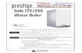 Prestige 175 250 Manual - Pexheat.com Start-Up and Checkout Procedure ... device is required in the boiler’s cold water fill or make up water supply line. ... Prestige 175_250 Manual.pdf