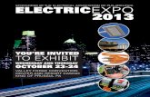 ELECTRICEXPO 2013 - The Electrical Association of … Specified Technologies, Inc. Sperry ... guidelines. HOSPITALITY SUITES ... Application and Contract For Exhibit Space