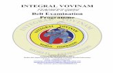 Examination Programme July2016 ENG - Integral Vovinamintegral-vovinam.com/.../examination_programme_july2016_eng.pdf · Khóa Gở Tự Vệ ... Vũ Khí: 15 Thế Kiếm Cơ ...