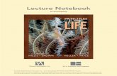 Lecture Notebook to accompany Principles of Life · PDF fileLecture Notebook to accompany ... To add your own notes to any page, use Adobe Reader’s Typewriter feature, ... Class