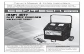 HEAVY DUTY 6/12 VOLT CHARGER - Harbor Freight Toolsmanuals.harborfreight.com/manuals/69000-69999/69368.pdf · HEAVY DUTY 6/12 VOLT CHARGER ... starter-motor application. Do not use