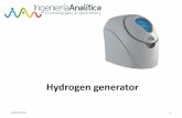Hydrogen generator - ingenieria- · PDF fileH2O+ H2 H2O+ O2 . Hydrogen generator ND series ... The correct sequence of upgrade the firmware of H2 generators is : – Upgrade firmware