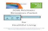 ASW Reviewer Resources Packet - wikispaces.netncasw.ncdpi.wikispaces.net/file/view/ReviewerPacket.Healthful...ASW Reviewer Resources Packet ... is written in the Comment box. Then
