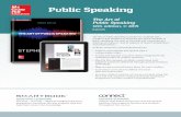 Public Speakingecommerce-prod.mheducation.com.s3.amazonaws.com/… ·  · 2016-01-12CHAPTER 7 Gathering Materials CHAPTER 8 Supporting your Ideas CHAPTER 9 Organizing the Body of