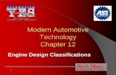 Modern Automotive Technology Chapter 12 - autotechl.comautotechl.com/MATChapters/MATChapter_12EngDesignClass.pdf · Chapter 12. Engine Design ... blades. 6. A . Miller-Cycle Engine