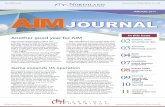 LATEST AIM JOURNAL AVAILABLE -  · PDF fileJOURNAL 03 FEATURE Second-half boost to AIM trading ... data and insights. ... company fund manager Gervais