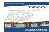 Table of Contents - Partisani · PDF fileTable of Contents . 1. ... TECO product range of “AC Motors, ... The motors covered by this catalogue are designed and manufactured according