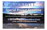 The Special Project as the Capstone Experience - … Special Project as the Capstone Experience Table of Contents Page Introduction 1 Chapter 1 Special Project as the Capstone Experience